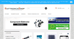 Desktop Screenshot of elettronicashop.net