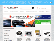 Tablet Screenshot of elettronicashop.net